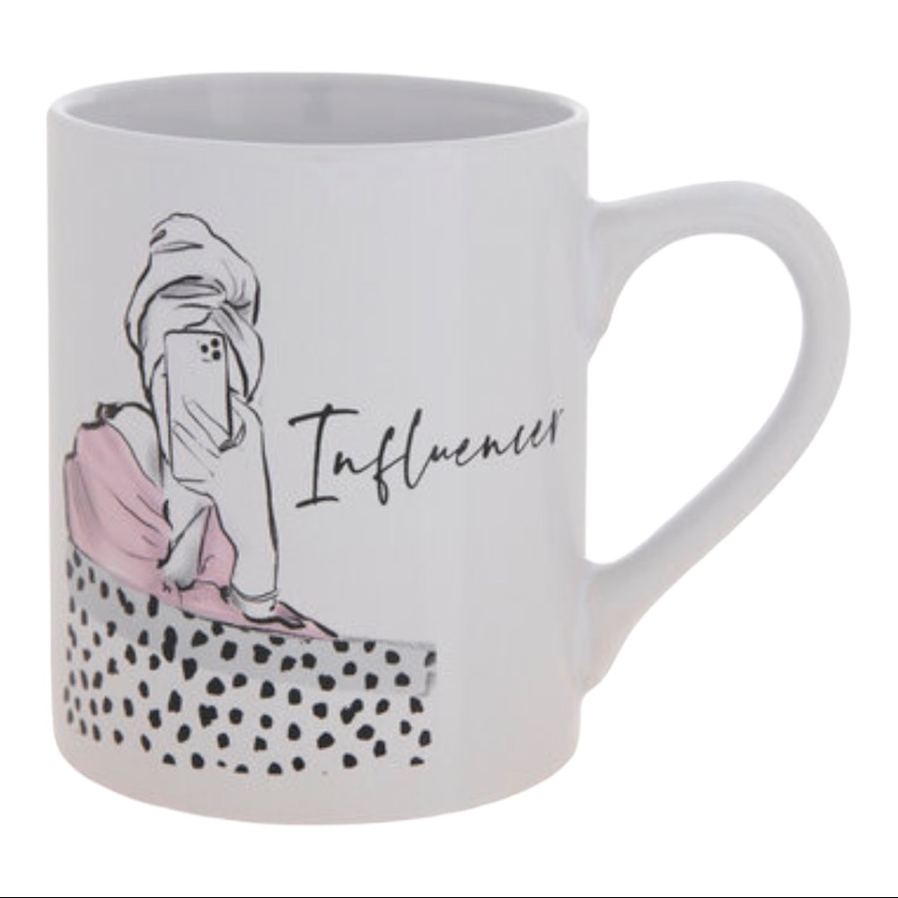 NEW Influencer Coffee MUG Cup Instagram Twitter Facebook SOCIAL MEDIA